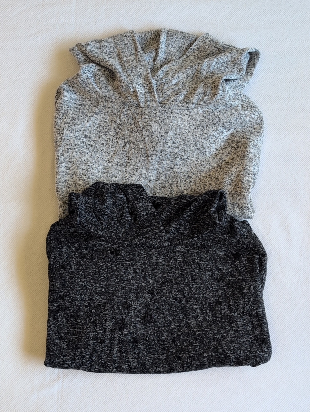 Gap Kids Soft Feel Lightweight Pullover Hoodie Bundle 2 Pack Black Grey XS 4/5